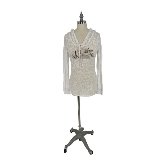 California Classics Tops - California Classics | Sheer‎ White Pullover Hoodie Jacket XL $46